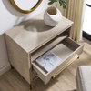 Alessia Modern Light Oak Side Table, Side & End Table by Uttermost, 32" width x 29" height x 19" depth thumbnail 4