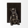 Sleuth (Set of 2) 9L x 8W Grizzly Bear Bookends, by Mercana, 7.48" length x 4.53" width x 9.45" height thumbnail 9