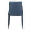 Nora Dining Chair Ocean Cavern Grey Vegan Leather - Set Of Two thumbnail 6