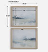 Breezy Vista Framed Prints Set/2, Art by Uttermost, 36.25" width x 28.25" height x 2" depth thumbnail 3