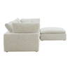 Clay Lounge Modular Sectional Coastside Sand, Sectional Sofa by Moe's Home, 133.5" width x 32" height x 89" depth thumbnail 3
