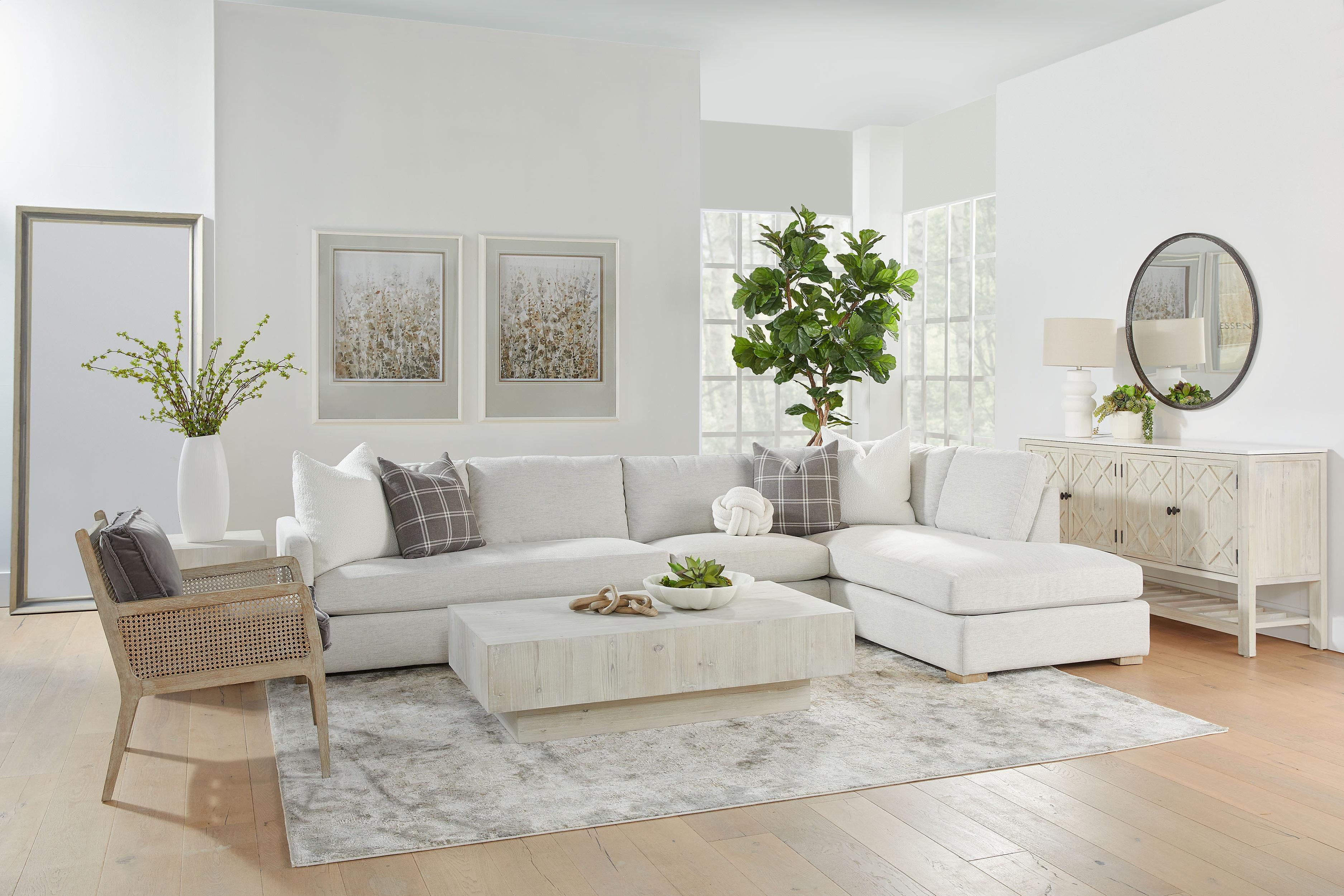 Clara Modular Right-Facing Chaise large image 