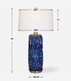 Zade Blue Table Lamp, by Uttermost, 18" width x 33" height x 18" depth thumbnail 3
