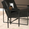 Timothy 16.0L x 16.0W X 20.0H Ebony Black Iron Side Table, Side & End Table by Mercana, 16" length x 16" width x 20" height thumbnail 3