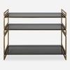 Stacked Up Gray Glass Console Table thumbnail 0