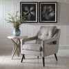 O'Brien Neutral Armchair, Furniture by Uttermost, 28" width x 34" height x 34" depth thumbnail 2