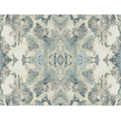 Inner Beauty Light Blue Wallpaper