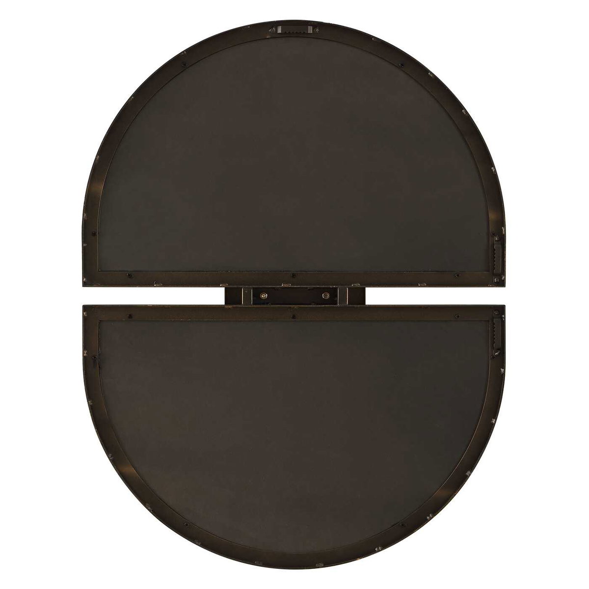 Encase Modern White Oval Mirror, by Uttermost, 1'11.5" width x 2'6.5" height x 1.62" depth View 6