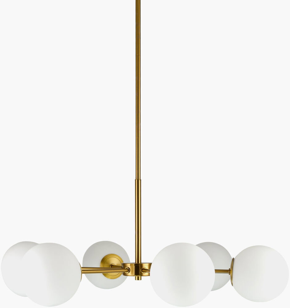 Fiore Chandelier, by Surya, 28" length x 28" width x 6" height