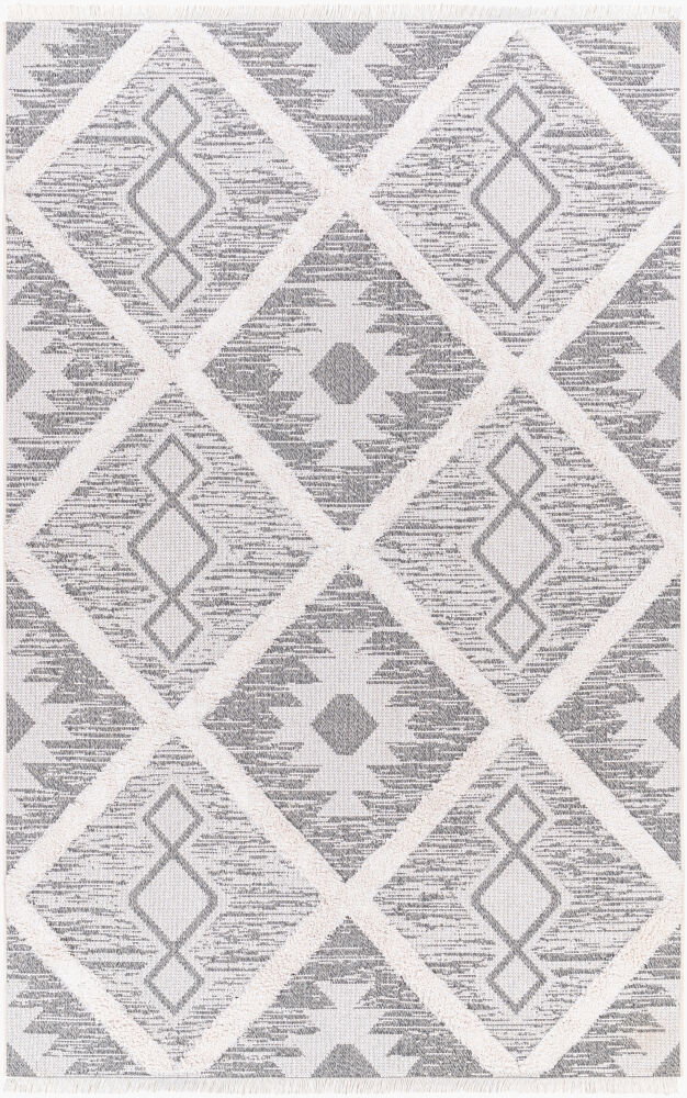 Morocotton Machine Woven Rug, by Surya, 9'0.27" length x 6'3.59" width