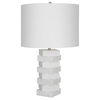 Ascent White Geometric Table Lamp thumbnail 4