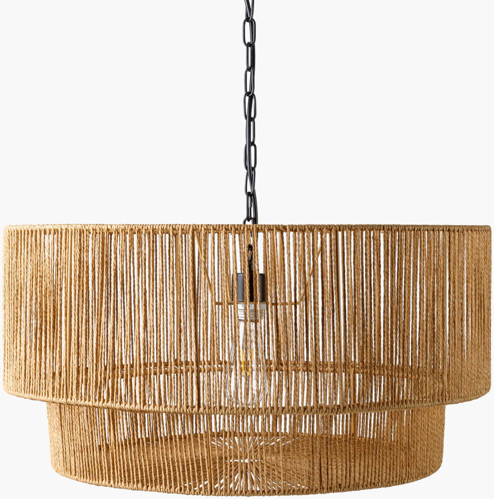 Hascombe Pendant, by Surya, 25" length x 25" width x 83" height
