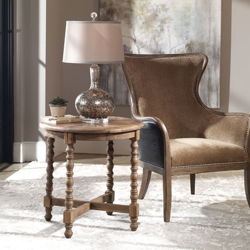 Samuelle Wooden End Table