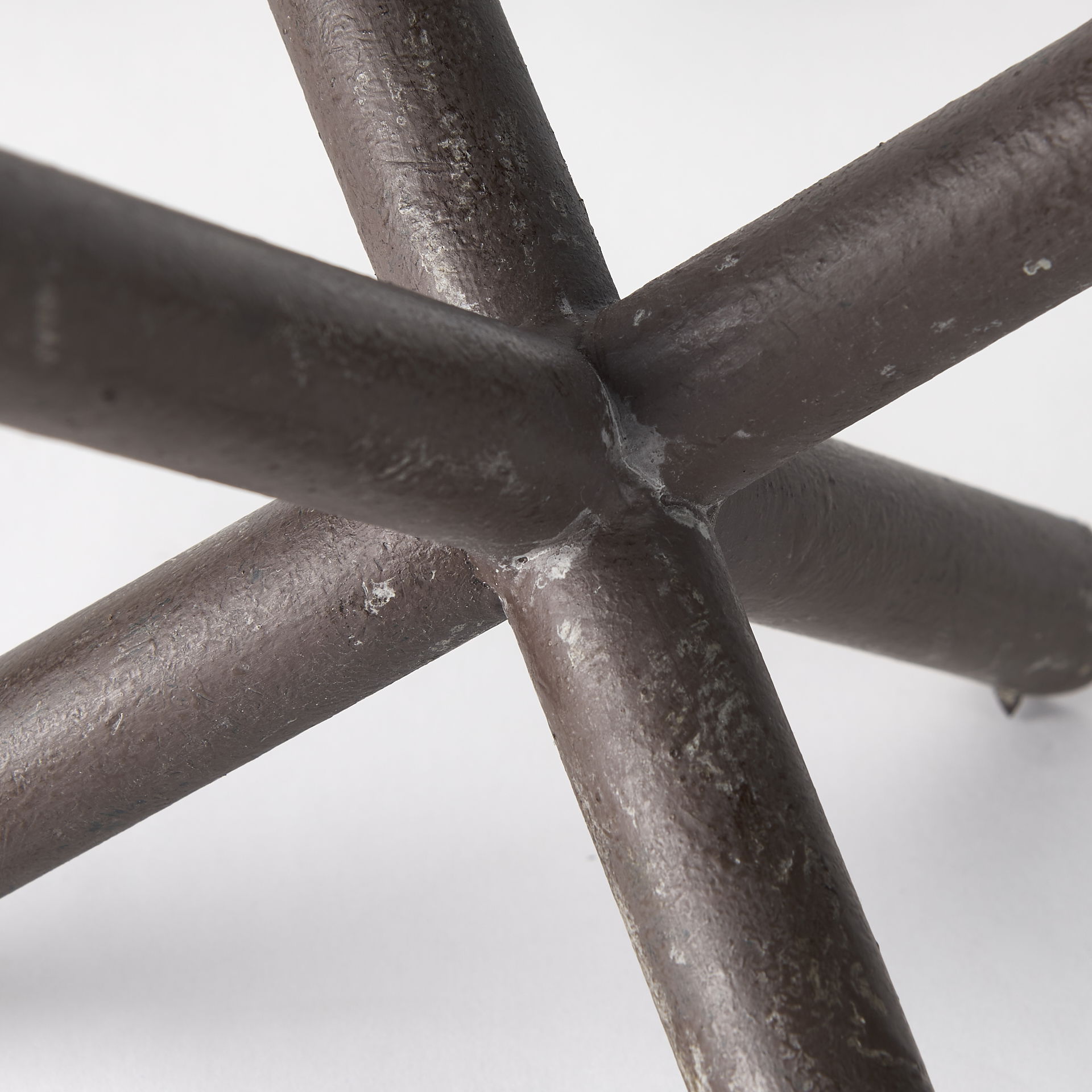 Astericks I (Large) 10L x 10W Brown Metal Decor Object large image 