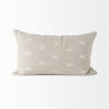 Lacey 13 x 21 Beige/White Decorative Pillow Cover, by Mercana, 13" length x 21" width x 0.2" height thumbnail 5