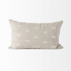 Lacey 13x21 Beige/White Decorative Pillow Cover, by Mercana, 13" length x 21" width x 0.2" height thumbnail 5