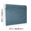 Polished Chevron Blue & Silver Wallpaper thumbnail 8