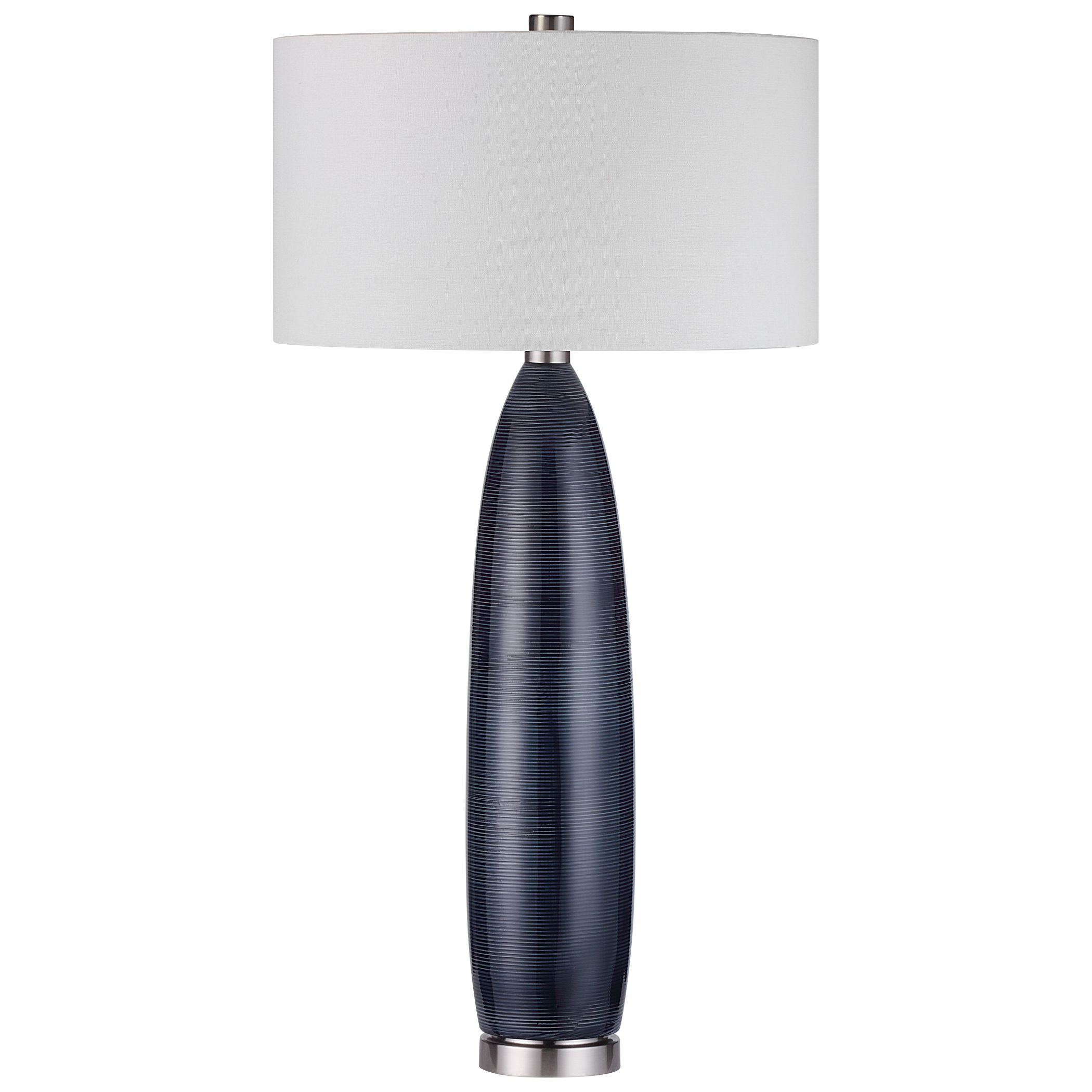 Cullen Blue Gray Table Lamp large image 