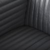 Ricciardo Black Leather Wrapped Three Seater Sofa thumbnail 10