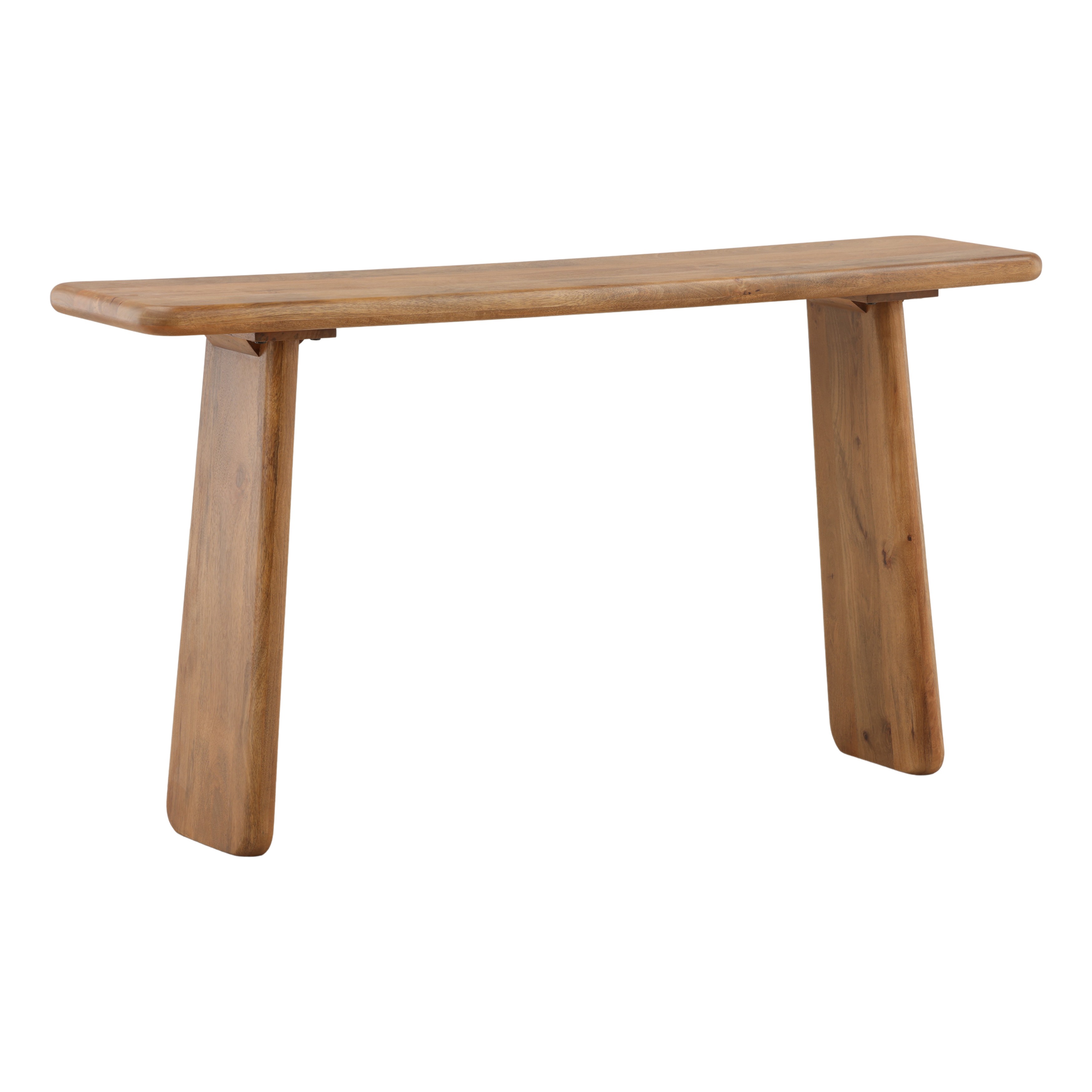 Winsor Console Brown, Console Table by Dovetail, 59" width x 32" height x 59" diameter x 15" depth View 1