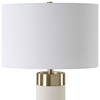 Wessex White Table Lamp, by Uttermost, 16" width x 27.75" height x 16" depth thumbnail 6