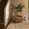 Bowie Swivel Chair Tan Leather thumbnail 7