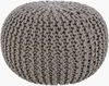 Malmo Pouf, Ottoman by Surya, 20" width x 14" height thumbnail