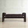 Manson Modern Charcoal Bench, Benche by Uttermost, 60" width x 23.5" height x 19" depth thumbnail 4