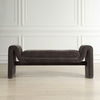 Manson Modern Charcoal Bench, Furniture by Uttermost, 60" width x 23.5" height x 19" depth thumbnail 4