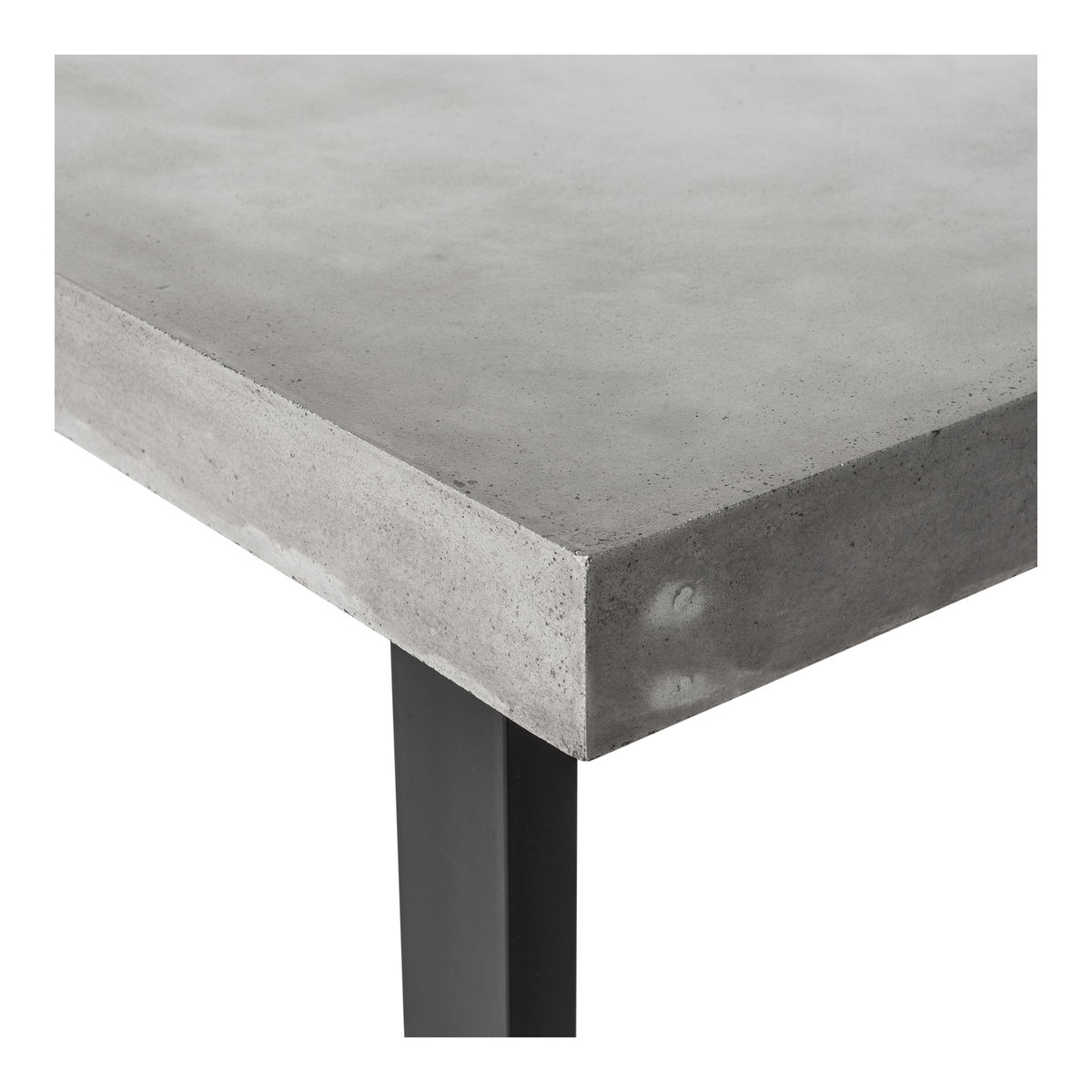 Jedrik Outdoor Dining Table Large Grey, Outdoor Table by Moe's Home, 6'7" width x 2'6" height x 3'3.5" depth View 5