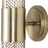 Cret 2 Light LED Brass Sconce thumbnail 6