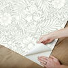 Modern Acanthus Vintage Duck Egg Peel & Stick Wallpaper thumbnail 5