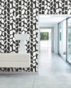 Primitive Vines Black & White Wallpaper, by York Wall, 27' length x 2'3" width x 0.02" depth thumbnail 2