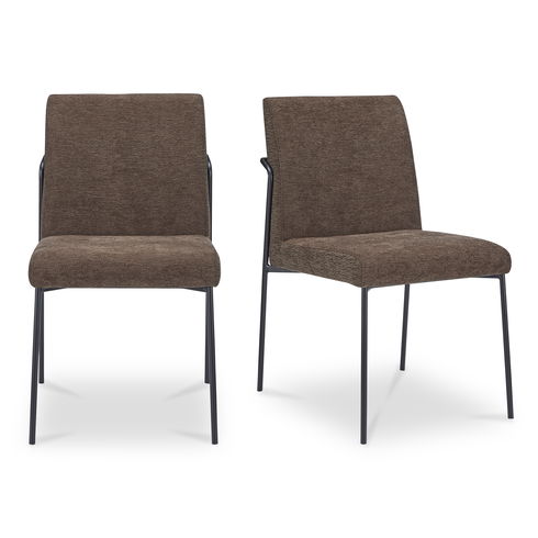 Danny Dining Chair Dark Brown Set Of Two