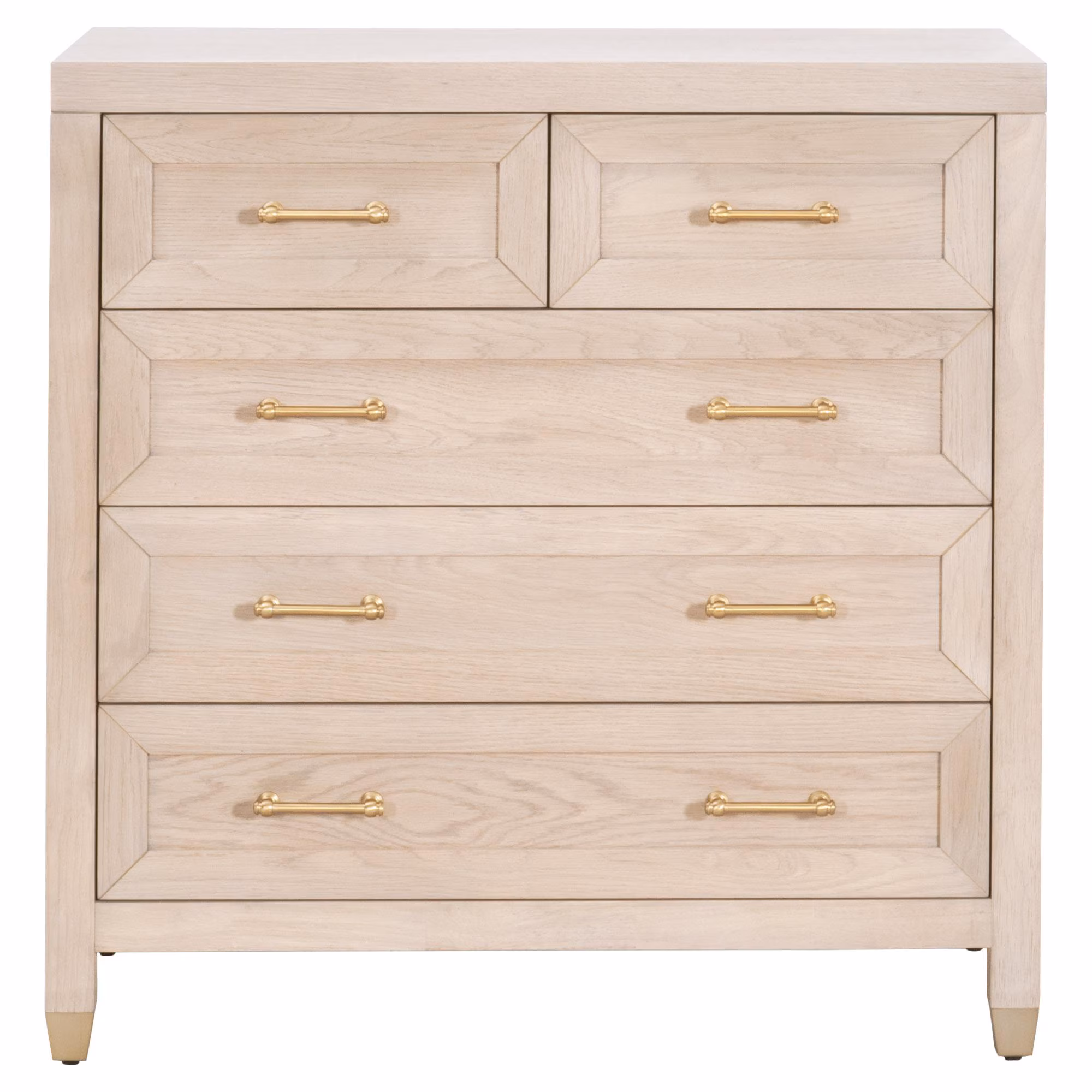 Stella 5-Drawer High Chest, Dresser by Essentials for Living, 39.5" width x 40.25" height x 21.5" depth thumbnail 1