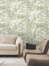 Lotus Land Cacti Palm Wallpaper thumbnail 1