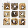 Bahati Wood Wall Décor In Natural Set/9 thumbnail 2