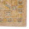Eluned Hand-Knotted Medallion Gold/ Gray Area Rug (10'X14') thumbnail 2