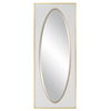 Danbury White Mirror, by Uttermost, 32.12" width x 80.12" height x 1.12" depth thumbnail 1