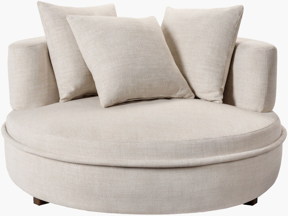 Valence Accent Chair, by Surya, 52" width x 26" height