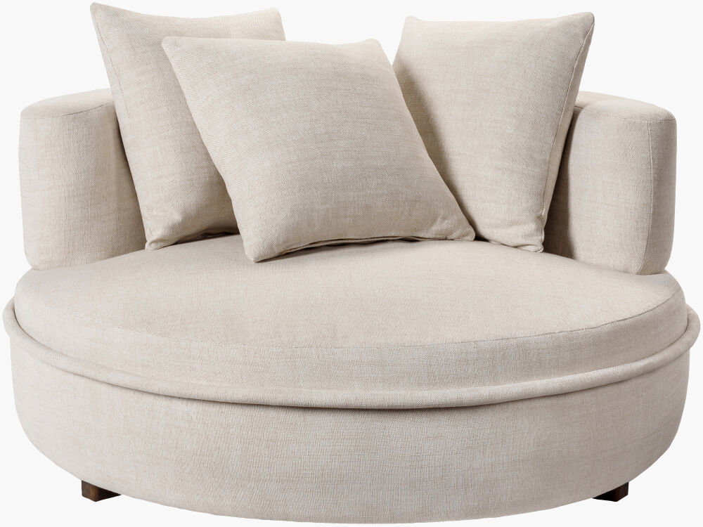Valence Accent Chair, by Surya, 52" width x 26" height