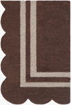 Scalloped Handmade Rug thumbnail 0