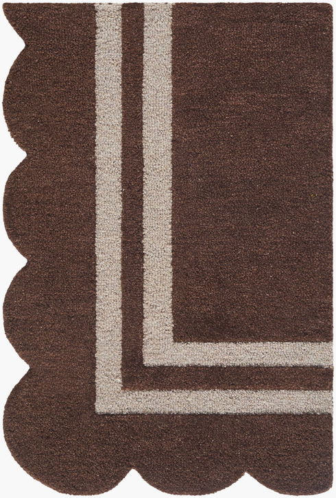 Scalloped Handmade Rug
