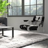 Holloway Armchair, Black & White, Seating by Sarreid, 24" length x 32" width x 31" height thumbnail 14