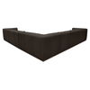 Clove L-shaped Sectional Deep Brown, Sectional Sofa by Moe's Home, 127.2" width x 22" height x 127.2" depth thumbnail 3