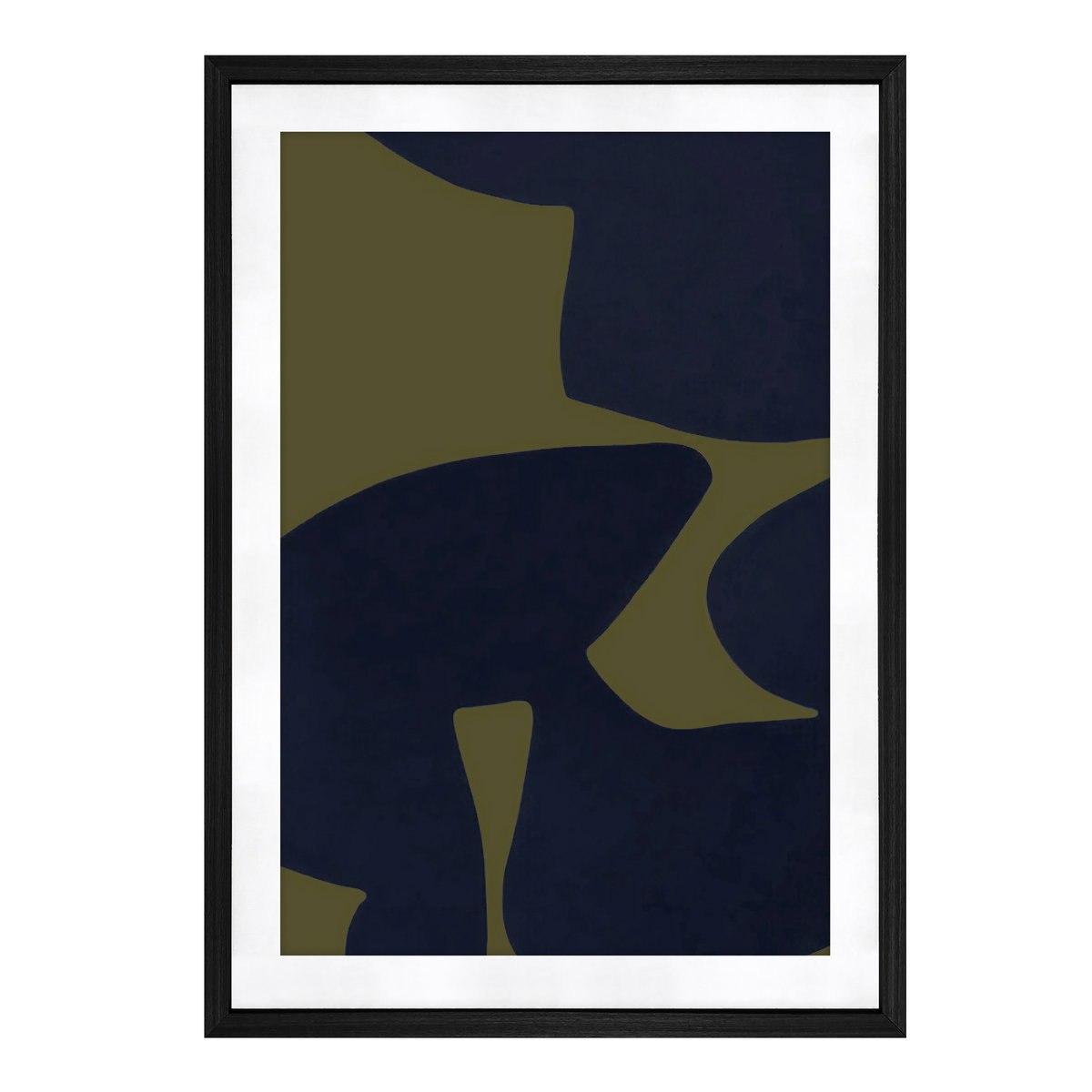 Sola 2 Framed Print Multicolor, Painting by Moe's Home, 20" width x 28" height x 1.18" depth View 1