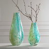 High Tide Glass Vases Set/2, Decorative by Uttermost, 6.5" width x 13.75" height x 4" depth thumbnail 3