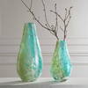 High Tide Glass Vases Set/2, by Uttermost, 6.5" width x 13.75" height x 4" depth thumbnail 3