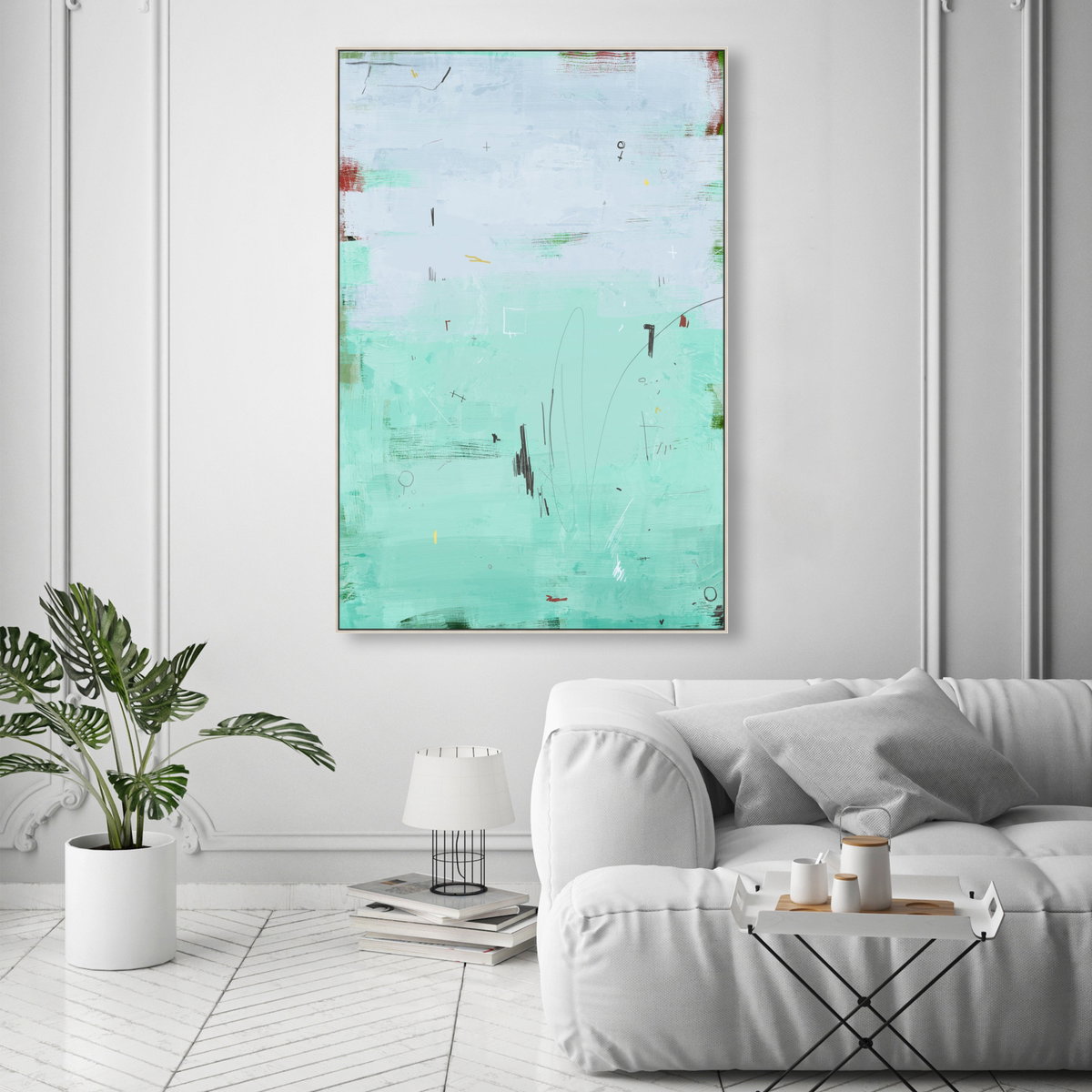 Gradients 4 1 (No Embellishment), Art by Oliver Gal,  20x30 View 3