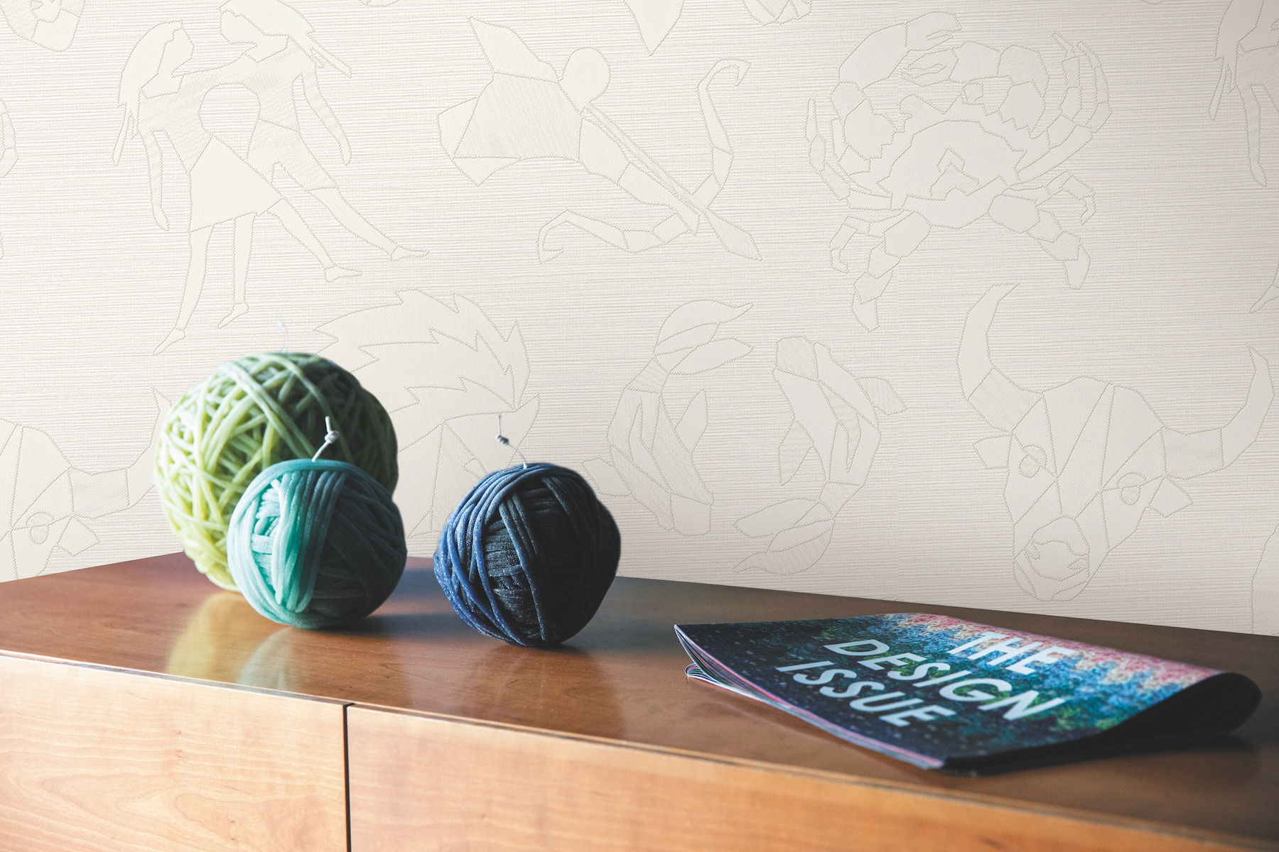 Constellations White Wallpaper, by York Wall, 33' length x 3'3.3" width x 0.02" depth View 2